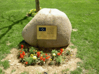 Micronesian Ambassador's peace inscription